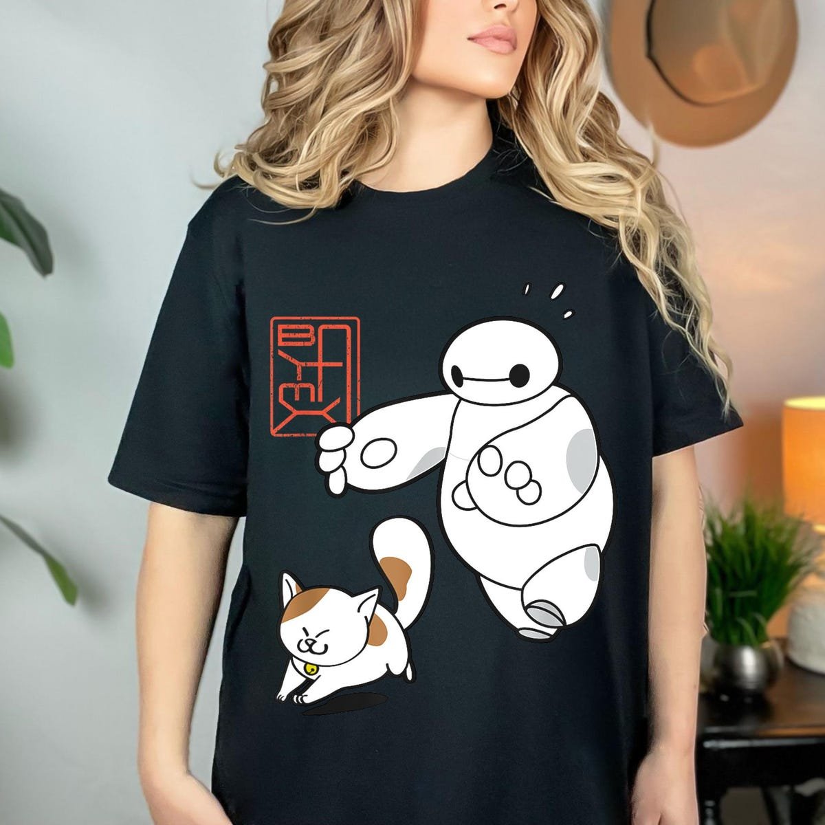 Baymax Cat Shirt Big Hero 6 Disney Family Matching T-Shirt