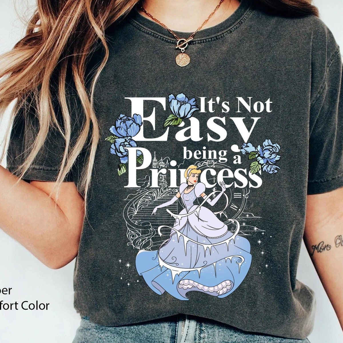 Cinderella Princess T-shirt Vintage 2024 Girls Trip Outfit