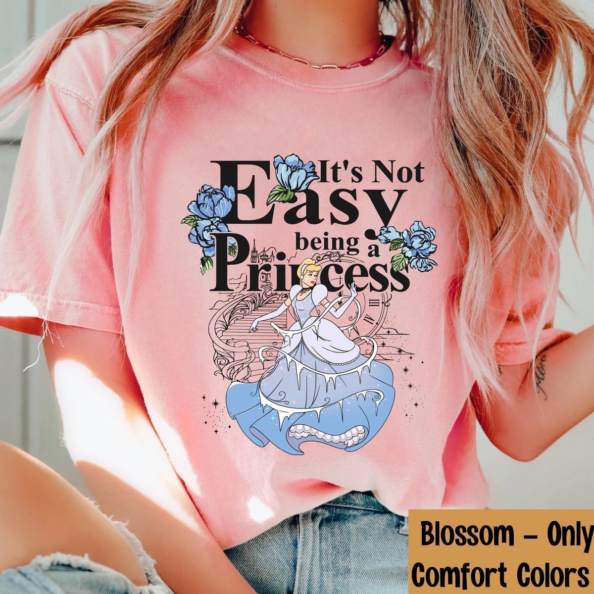 Cinderella Princess T-shirt Vintage 2024 Girls Trip Outfit