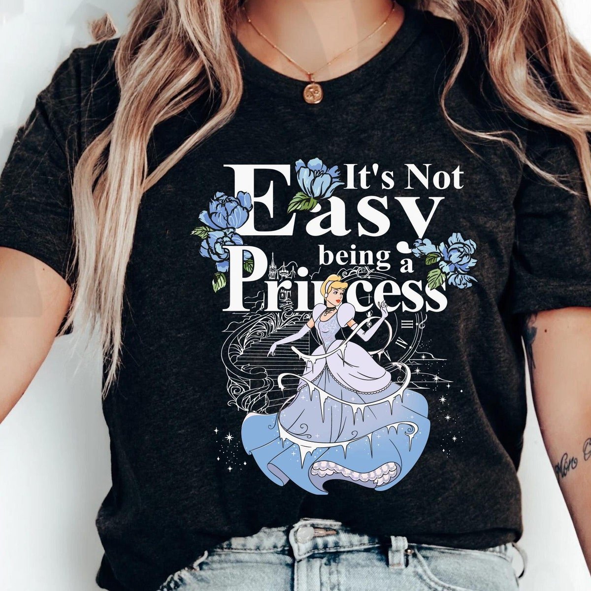 Cinderella Princess T-shirt Vintage 2024 Girls Trip Outfit