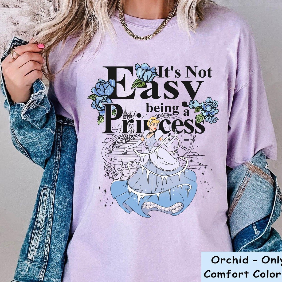Cinderella Princess T-shirt Vintage 2024 Girls Trip Outfit