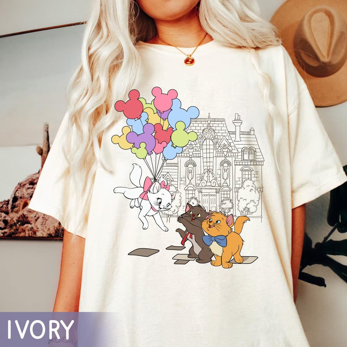 Disney Aristocats Marie Cat Shirt Magic Kingdom Family Trip Tee