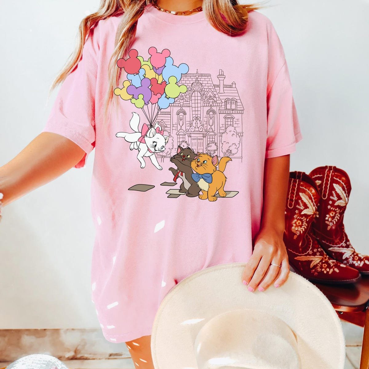 Disney Aristocats Marie Cat Shirt Magic Kingdom Family Trip Tee