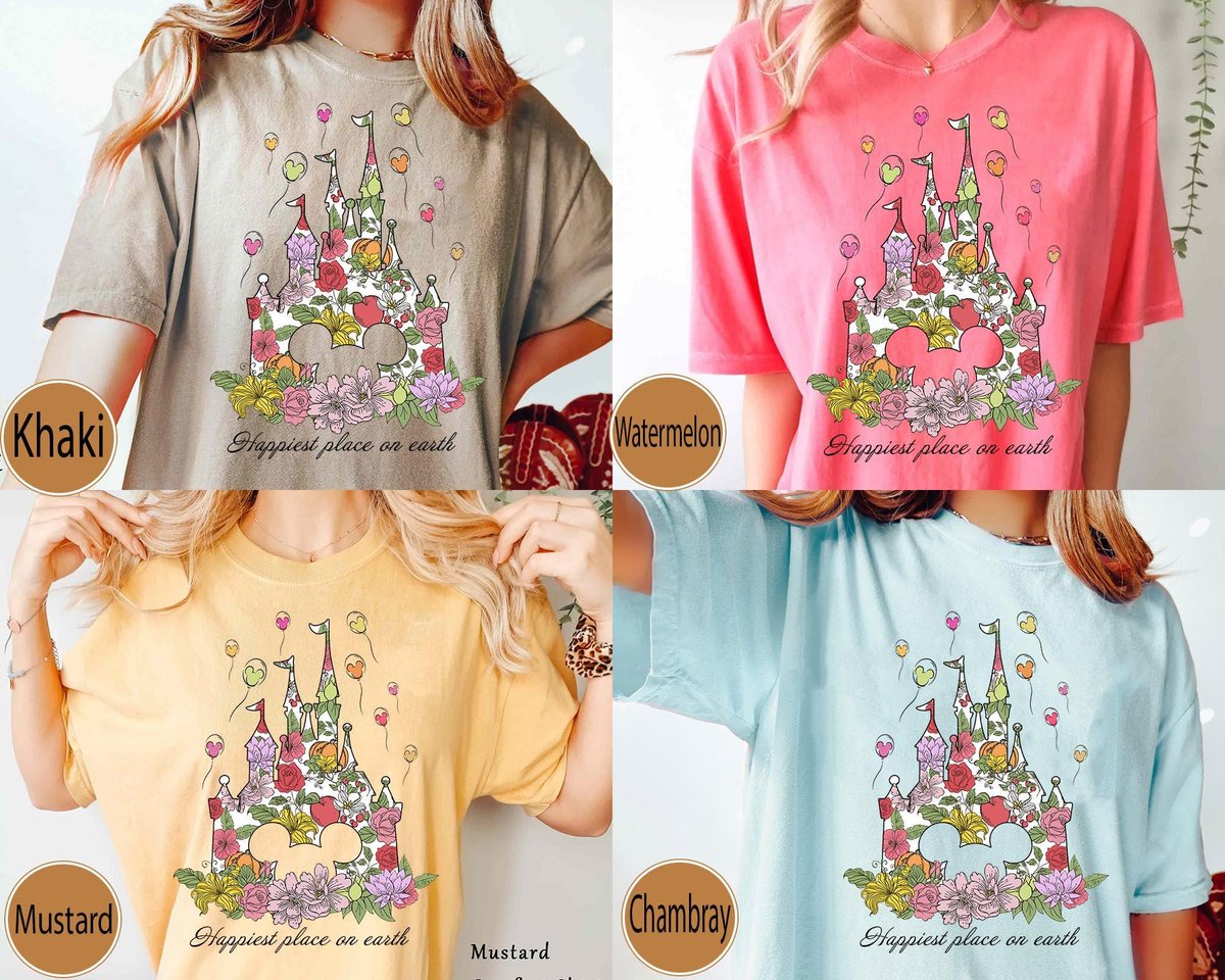 Disney Castle Shirt Vintage Magic Kingdom Tee Family Trip Matching