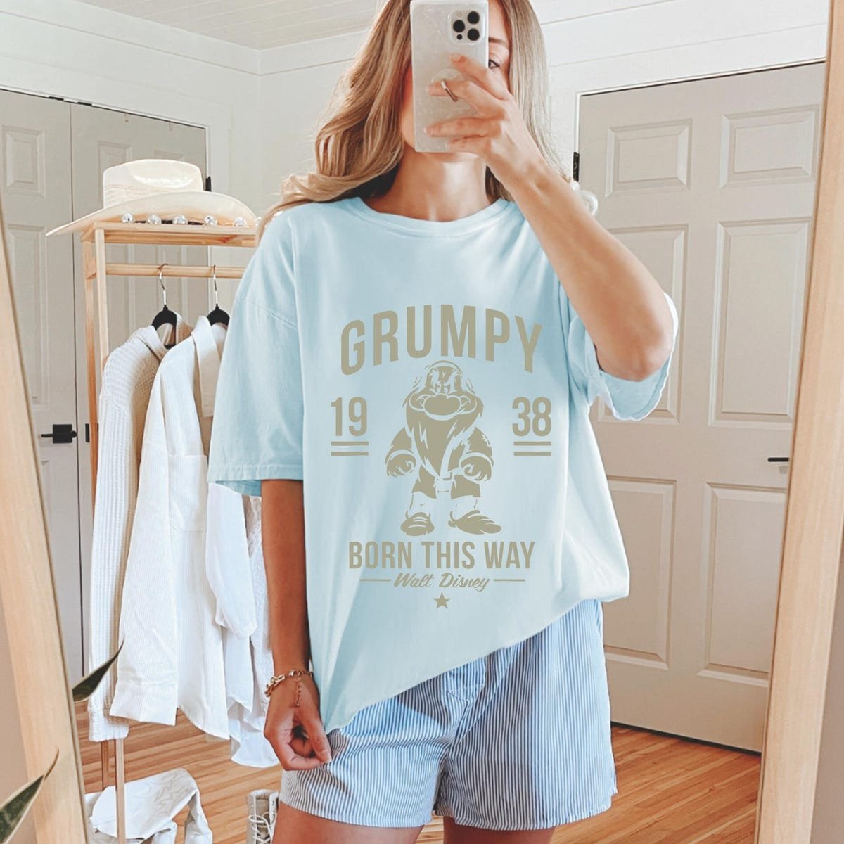 Disney Grumpy 1938 Shirt Snow White Seven Dwarfs T-shirt Birthday Gift