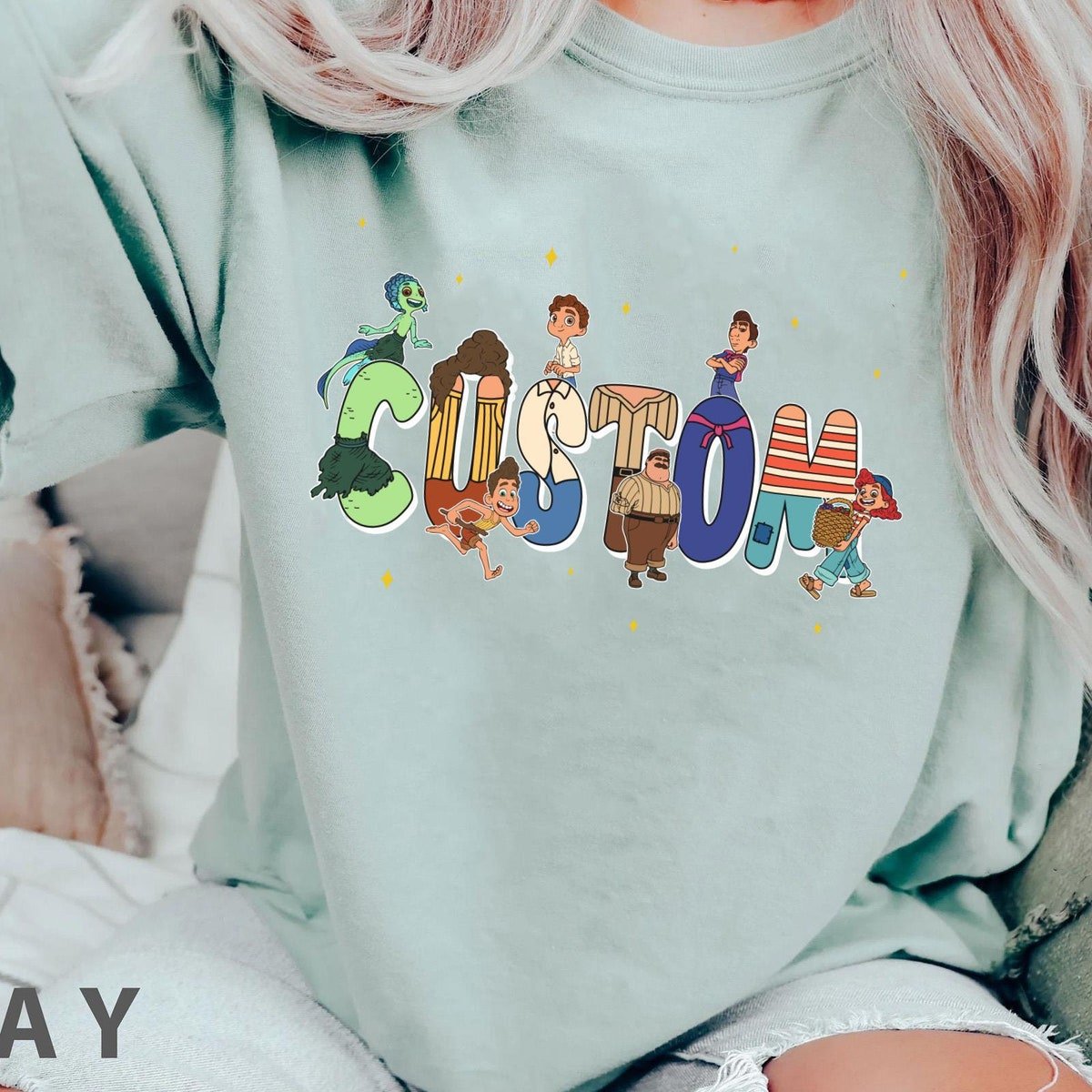 Disney Luca Family Shirt Custom Name Personalized Disneyland Matching Tee