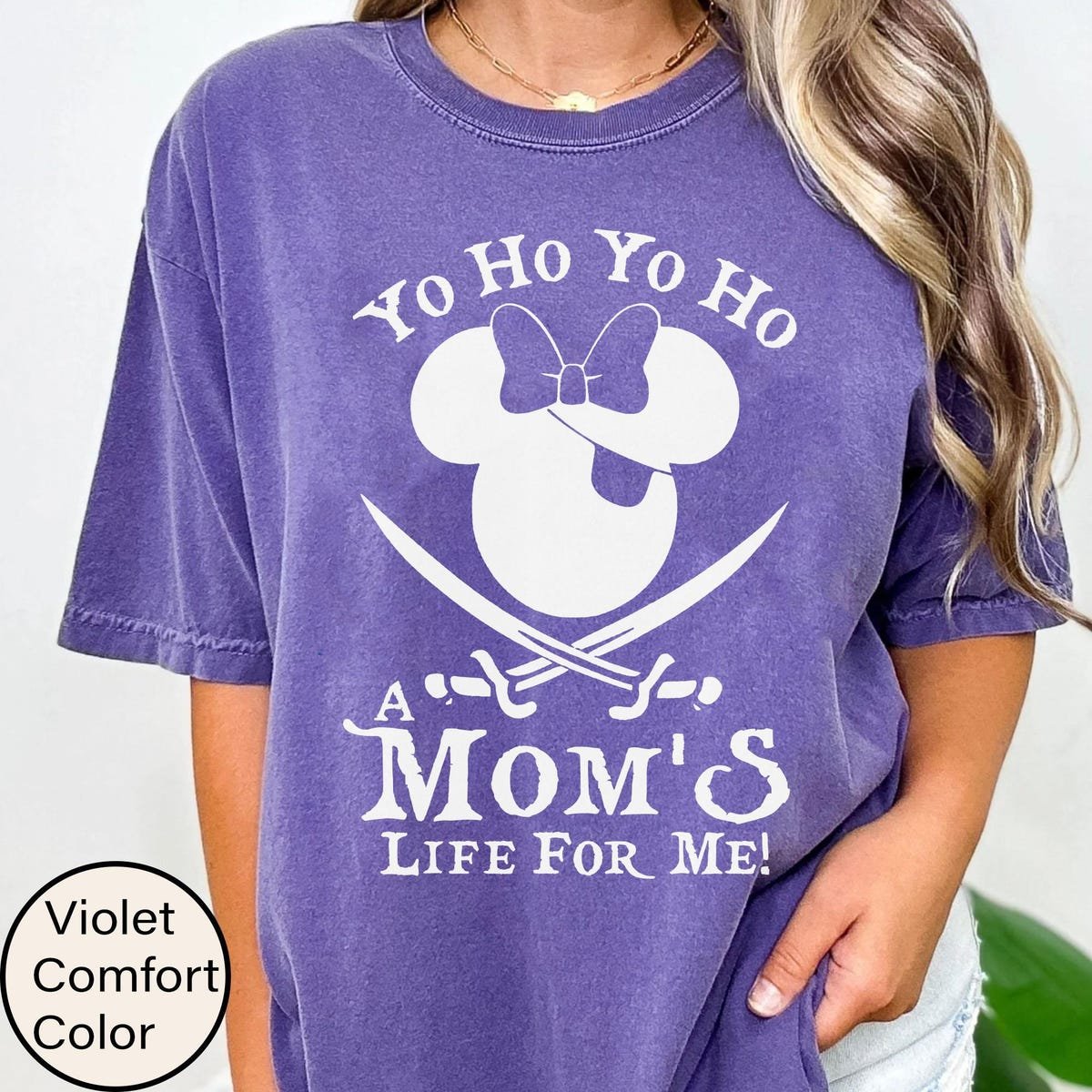 Disney Pirate Mom T-Shirt Mickey Mother's Day Gift Disneyland Tee