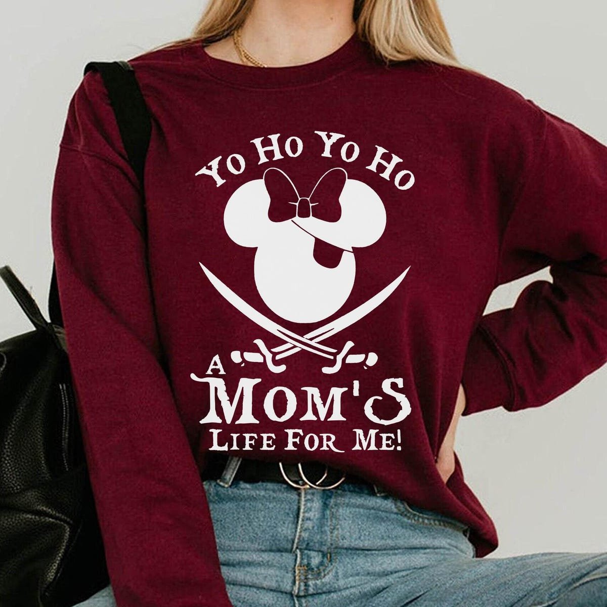 Disney Pirate Mom T-Shirt Mickey Mother's Day Gift Disneyland Tee