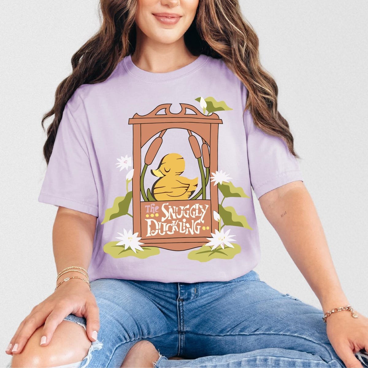 Disney Snuggly Duckling Shirt Tangled Rapunzel Tee Family Trip Gift
