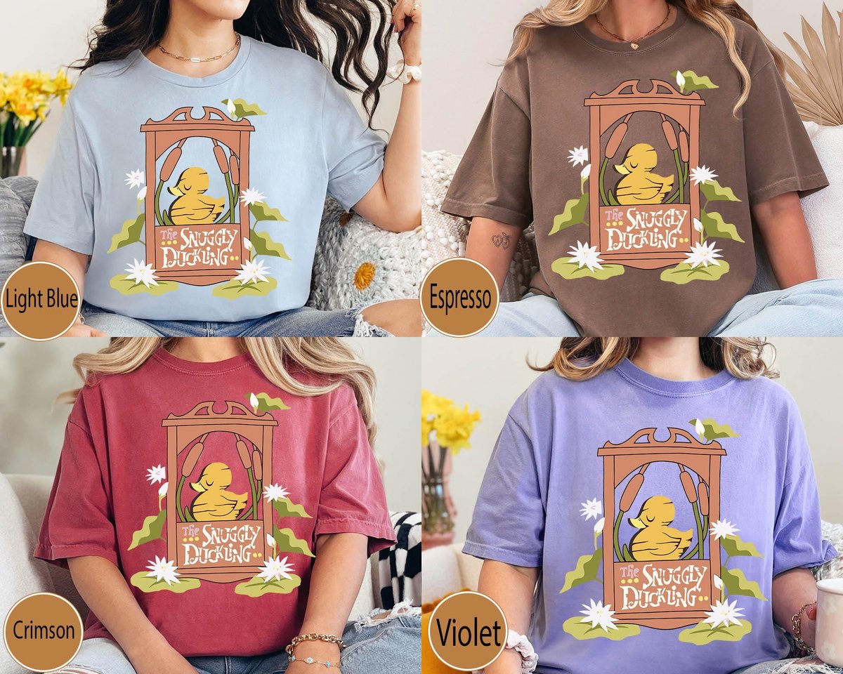 Disney Snuggly Duckling Shirt Tangled Rapunzel Tee Family Trip Gift