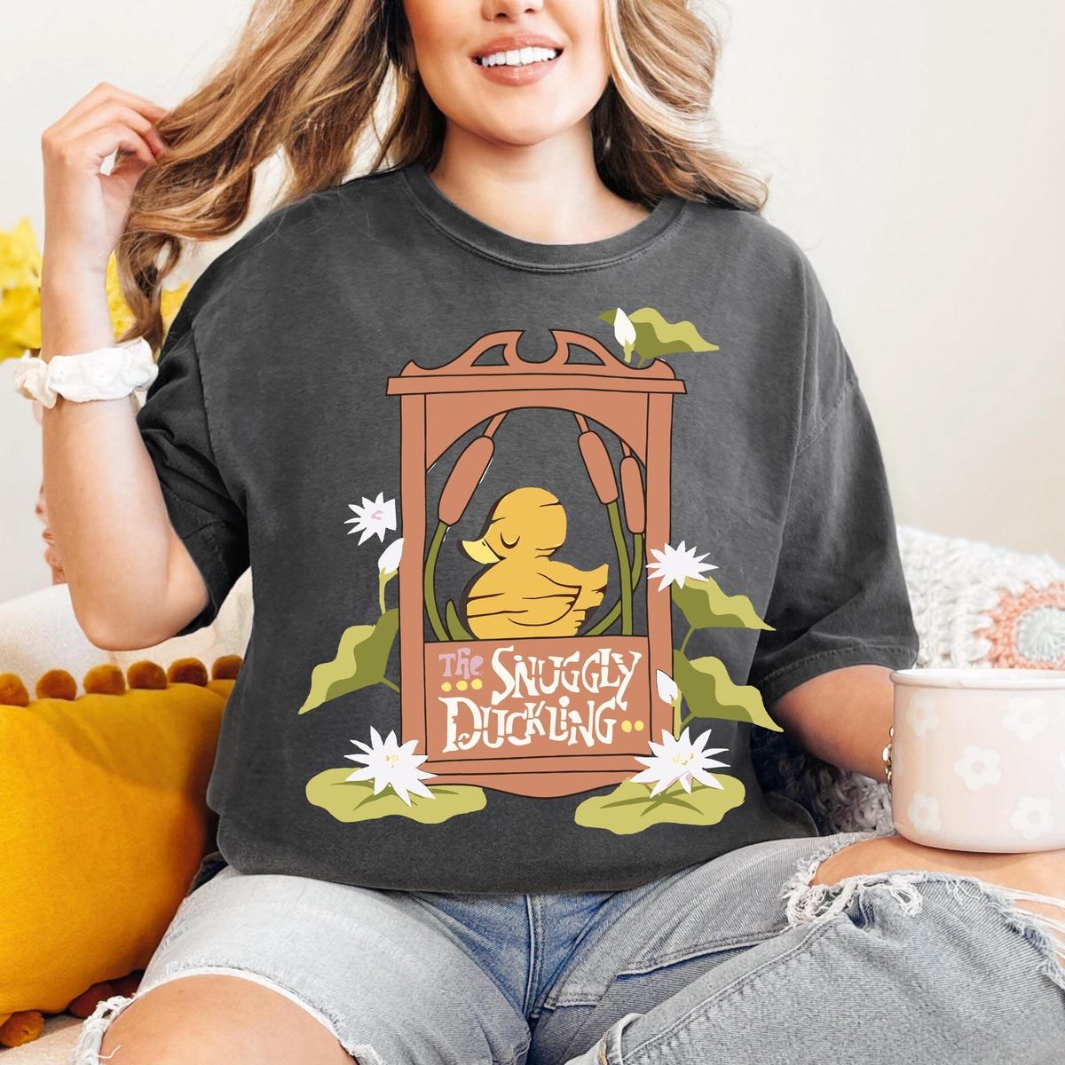 Disney Snuggly Duckling Shirt Tangled Rapunzel Tee Family Trip Gift