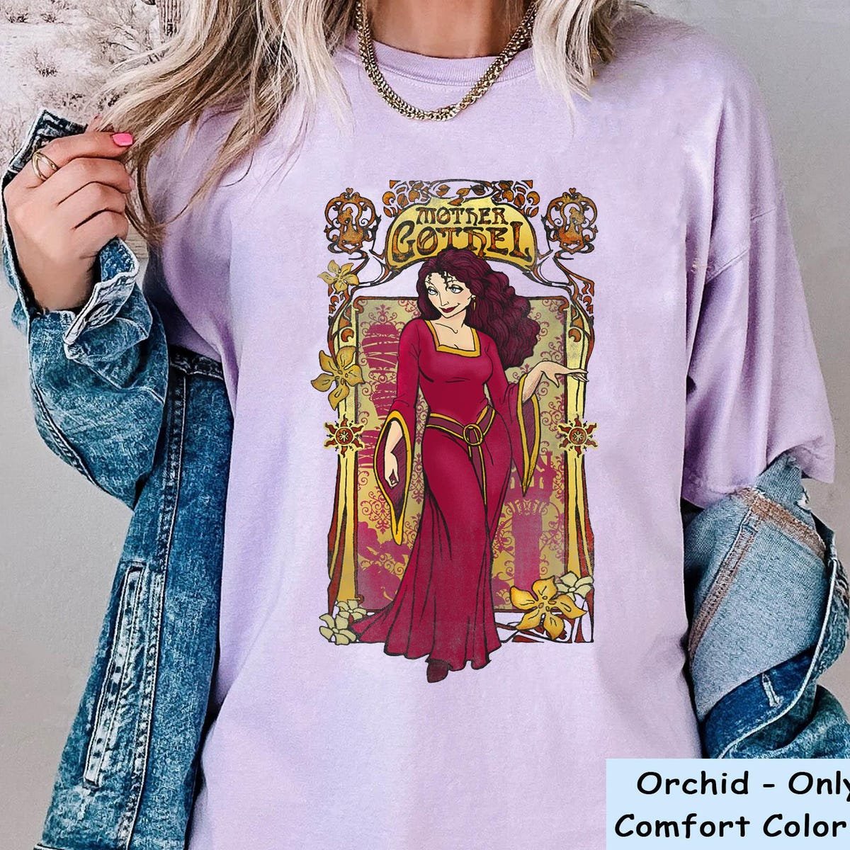 Disney Tangled Mother Gothel Portrait Shirt for Mother's Day