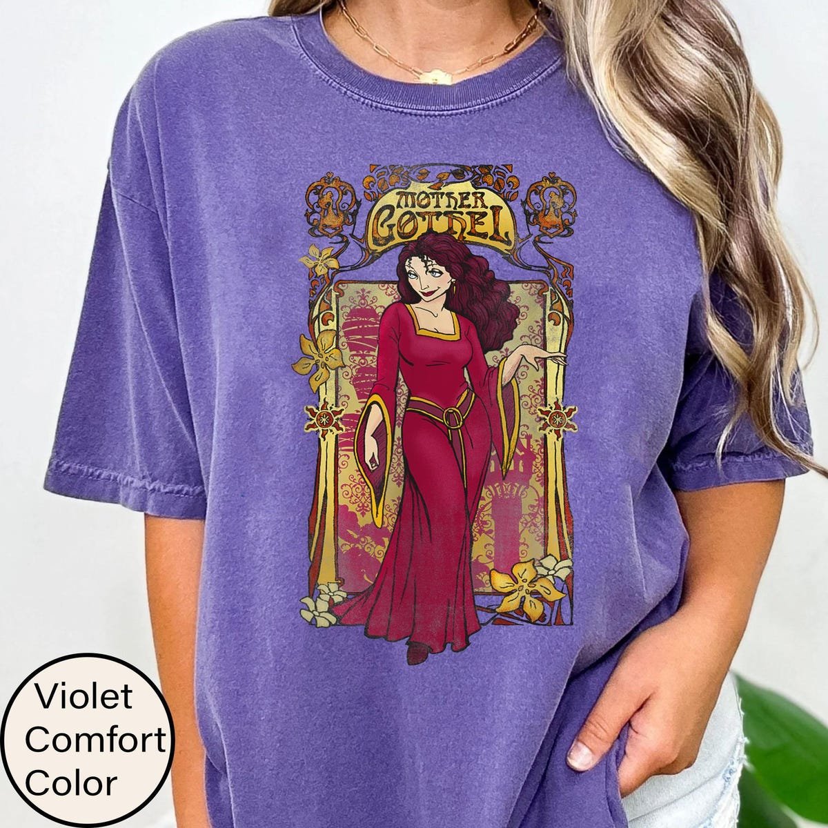 Disney Tangled Mother Gothel Portrait Shirt for Mother's Day