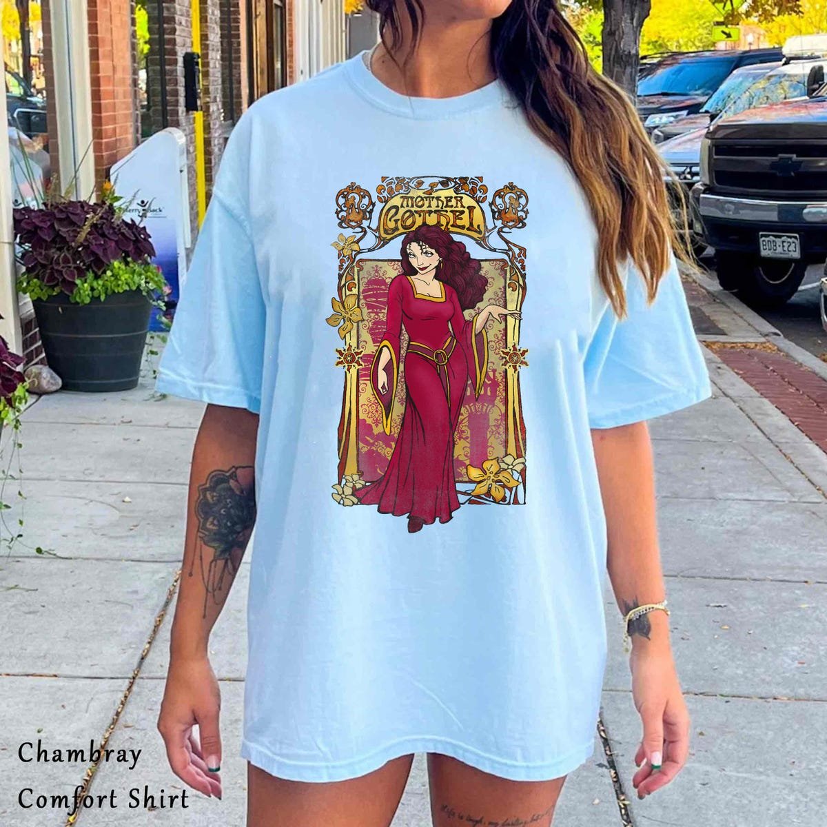Disney Tangled Mother Gothel Portrait Shirt for Mother's Day