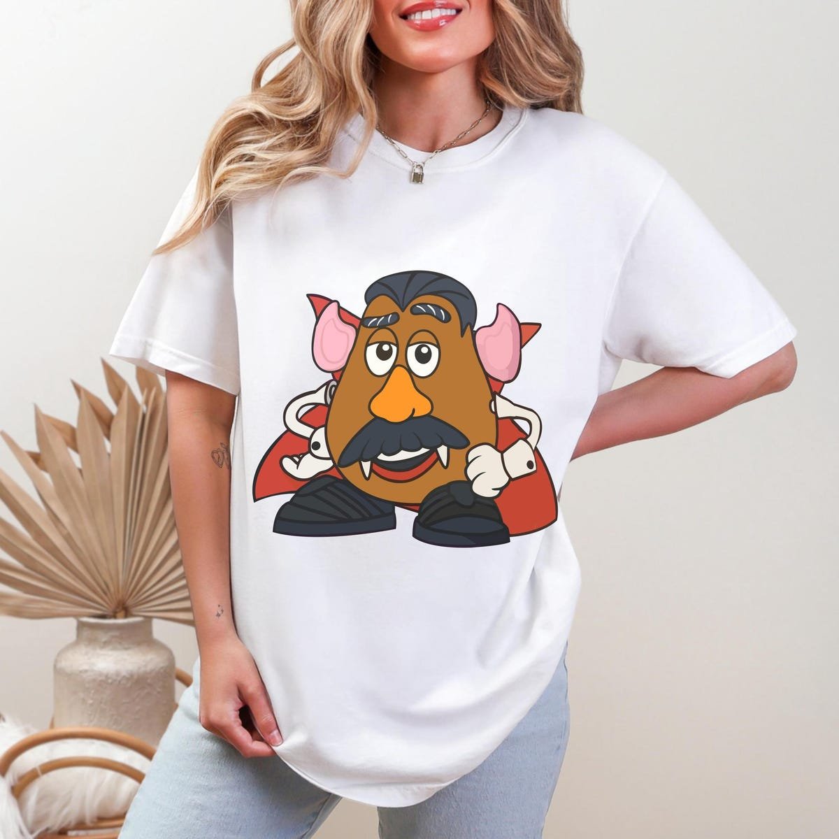 Dracula Mickey Shirt Disney Halloween Mr Potato Head Toy Story Tee