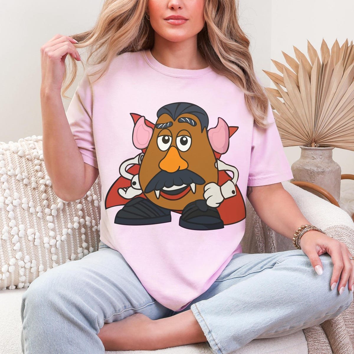 Dracula Mickey Shirt Disney Halloween Mr Potato Head Toy Story Tee