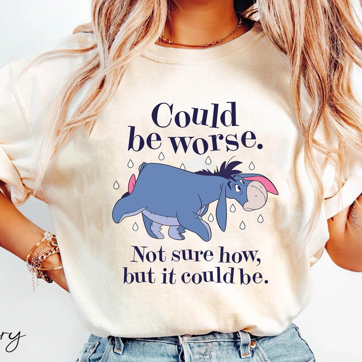 Eeyore Comfort Colors Shirt Vintage Winnie The Pooh Disney T-shirt
