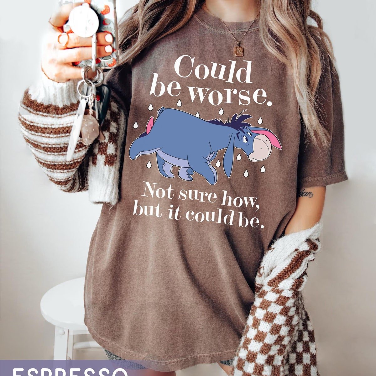 Eeyore Comfort Colors Shirt Vintage Winnie The Pooh Disney T-shirt