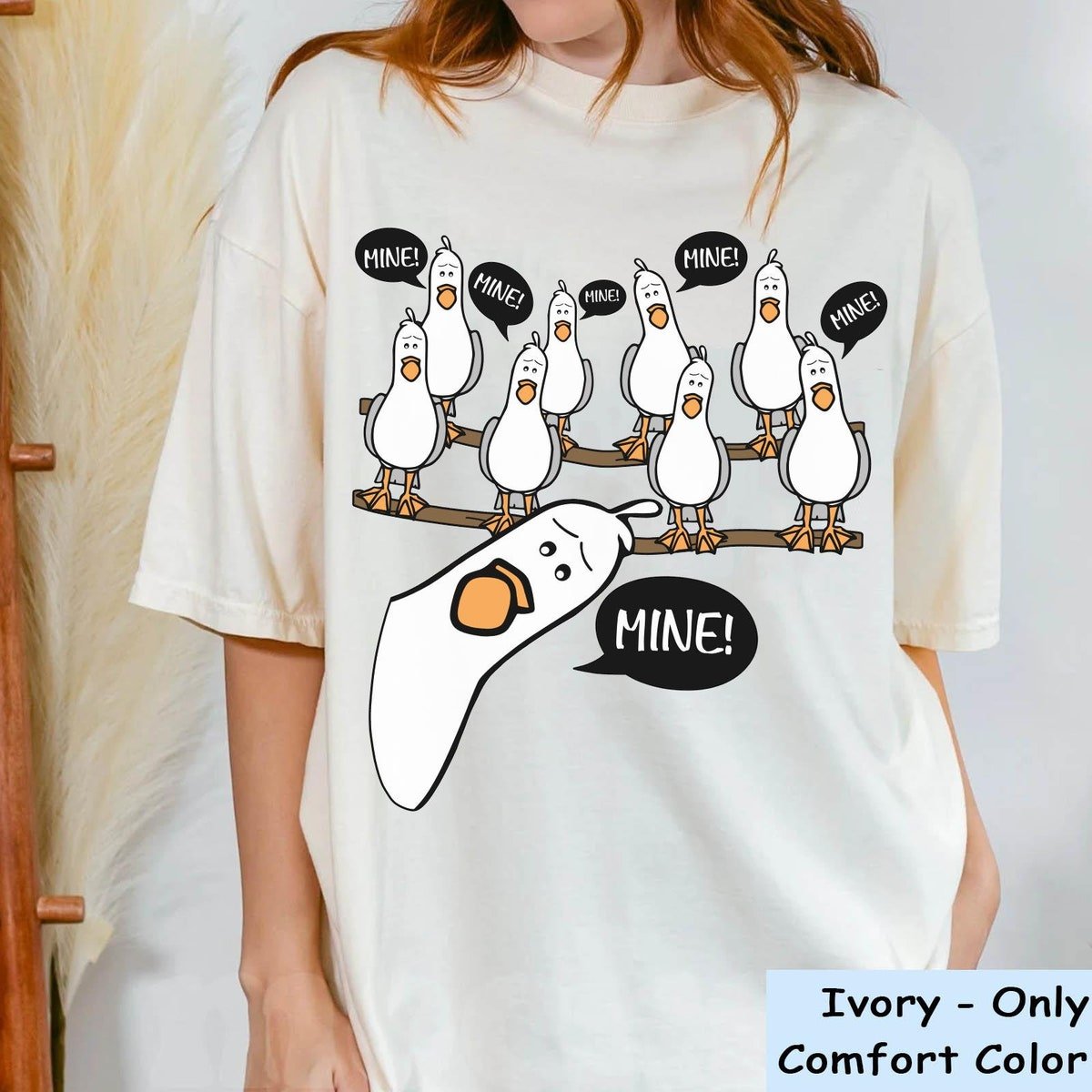 Finding Nemo Seagull Shirt Funny Disney T-shirt for Family Trips