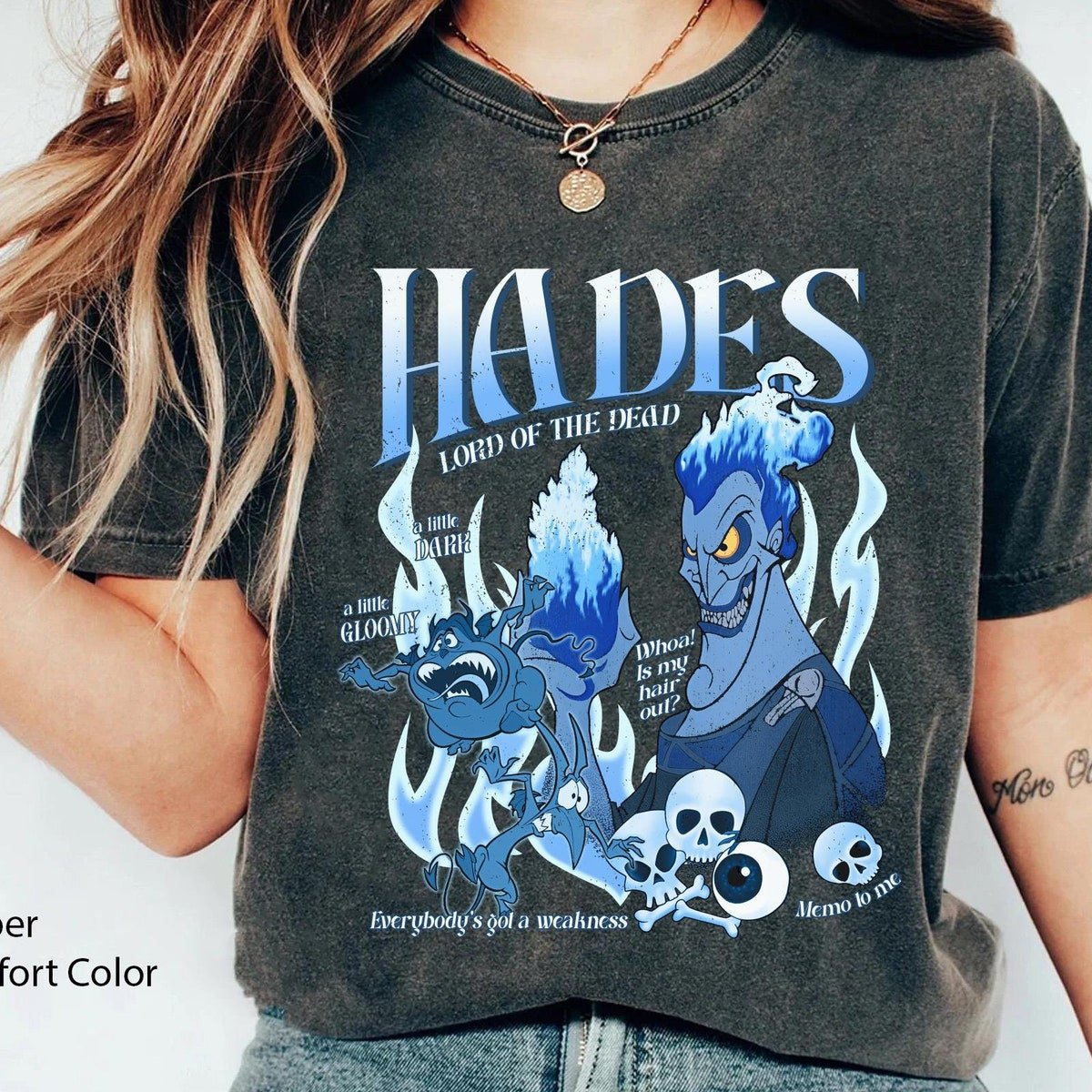Hades Lord of the Dead T-Shirt Hercules Villain 2024 Family Gift