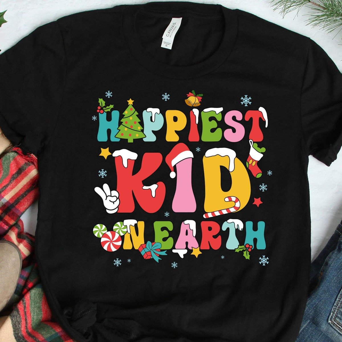 Happiest Mama Kid Disney Shirt Disneyland Christmas Matching T-shirt