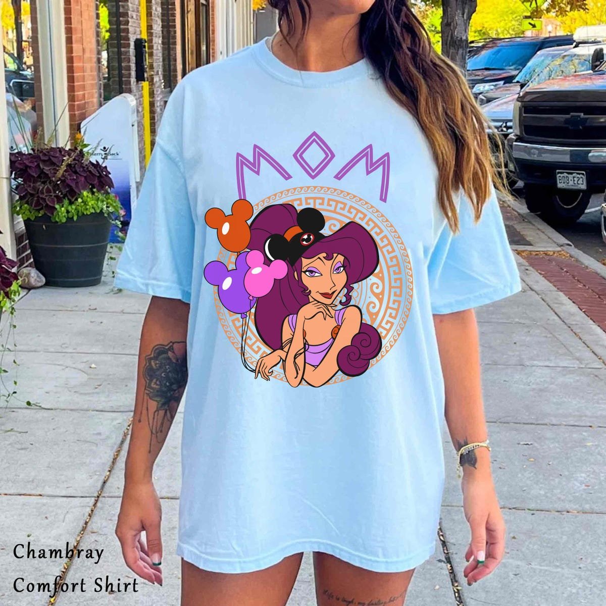 Hercules Megara Disney Mom T-shirt Gift for Hercules Fans