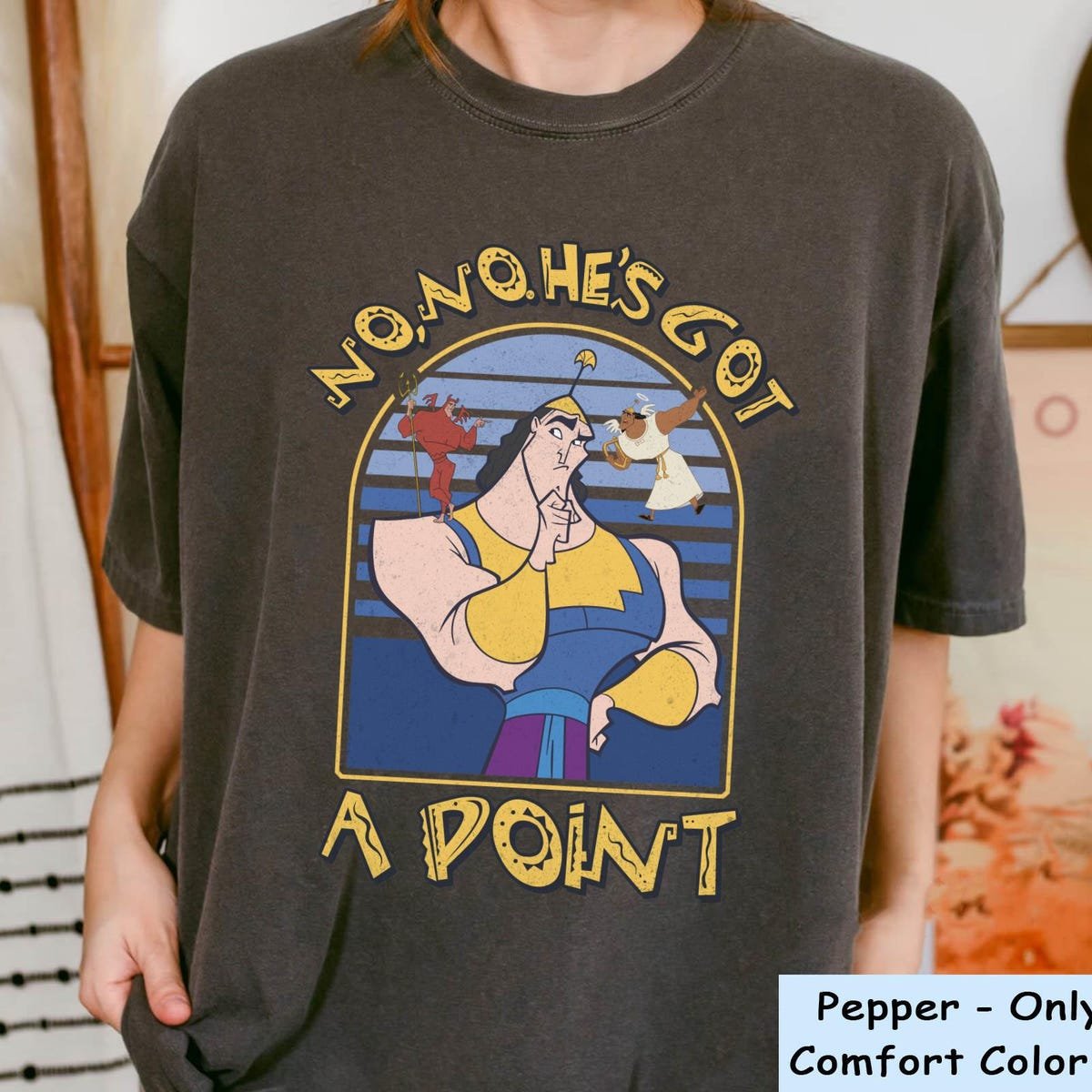 Kronk Angel Devil Comfort Colors Shirt Funny Disneyland Family Trip Tee