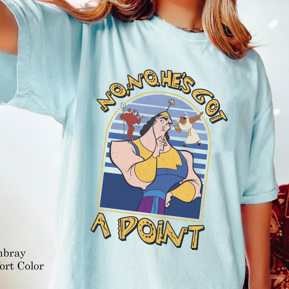 Kronk Angel Devil Comfort Colors Shirt Funny Disneyland Family Trip Tee