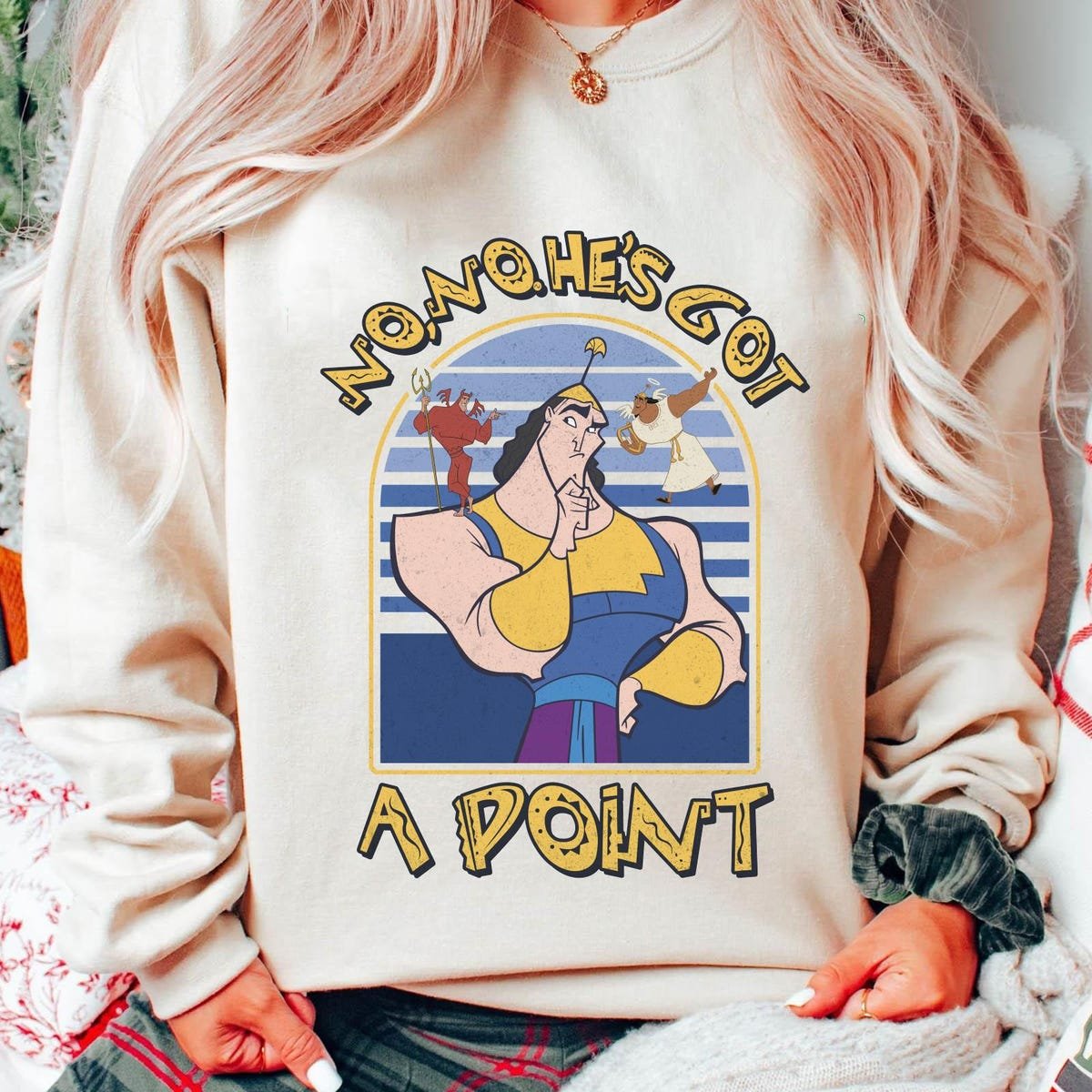 Kronk Angel Devil Comfort Colors Shirt Funny Disneyland Family Trip Tee