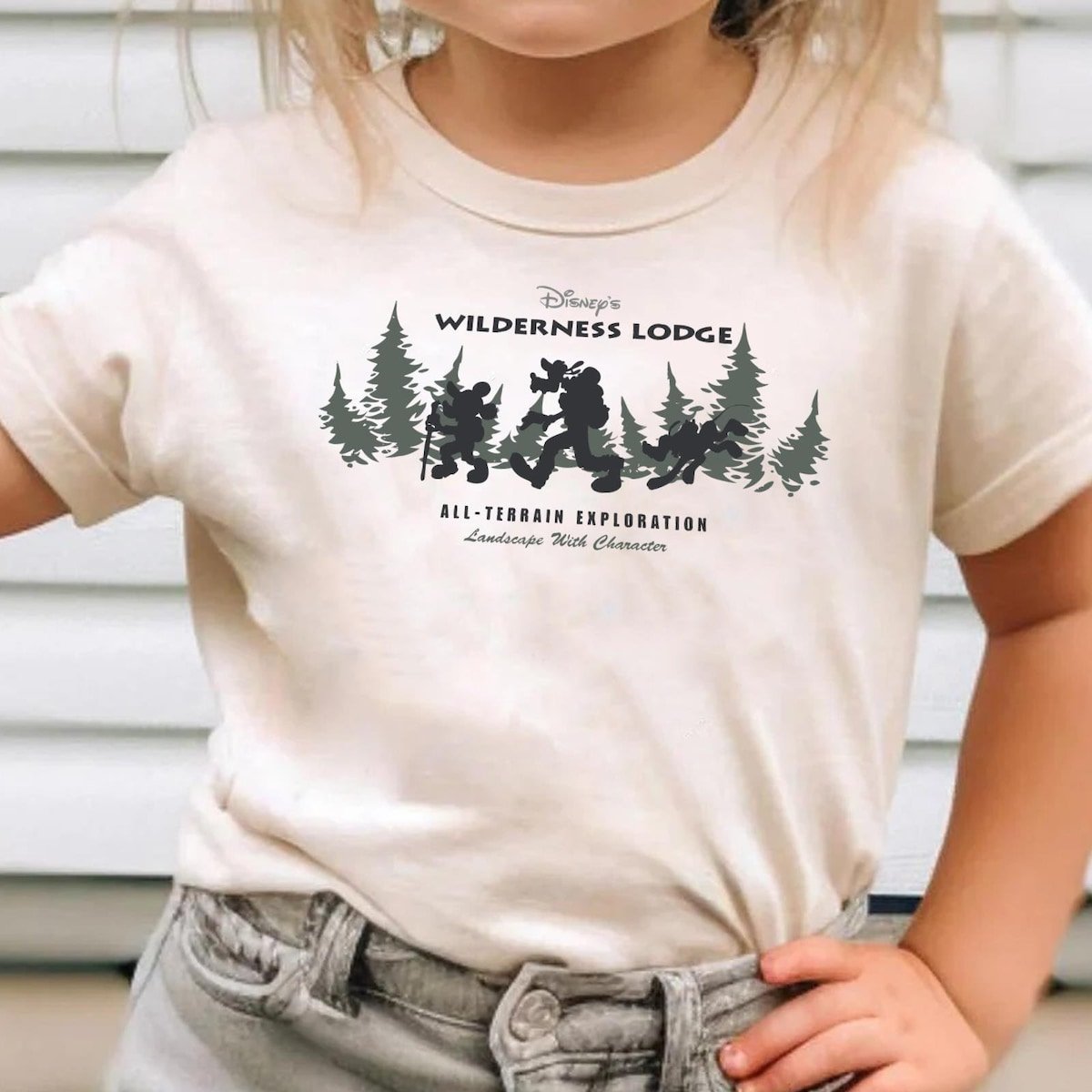 Mickey Donald Goofy Camping Shirt Wilderness Lodge 2024 Birthday Gift