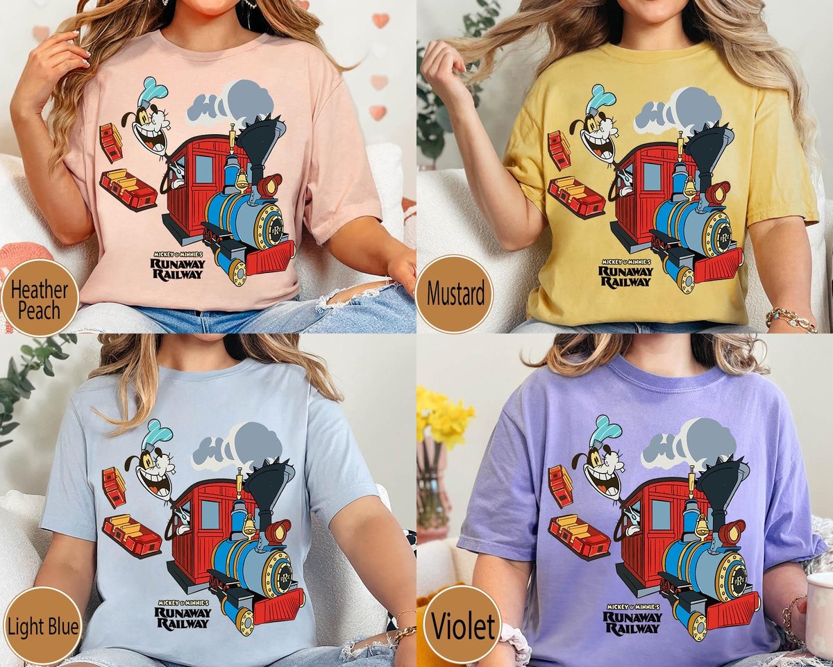 Mickey Minnie Runaway Railroad Shirt Funny Disney Parks T-Shirt