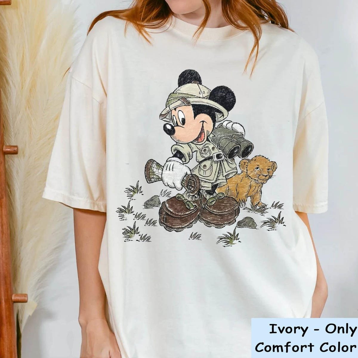 Mickey Mouse Safari Shirt Disney Animal Kingdom Tee Family Trip Gift