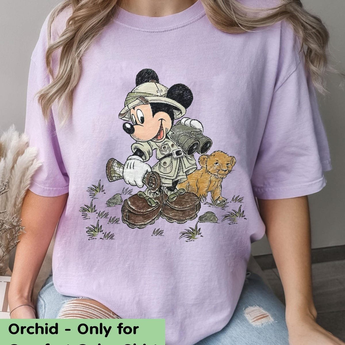 Mickey Mouse Safari Shirt Disney Animal Kingdom Tee Family Trip Gift