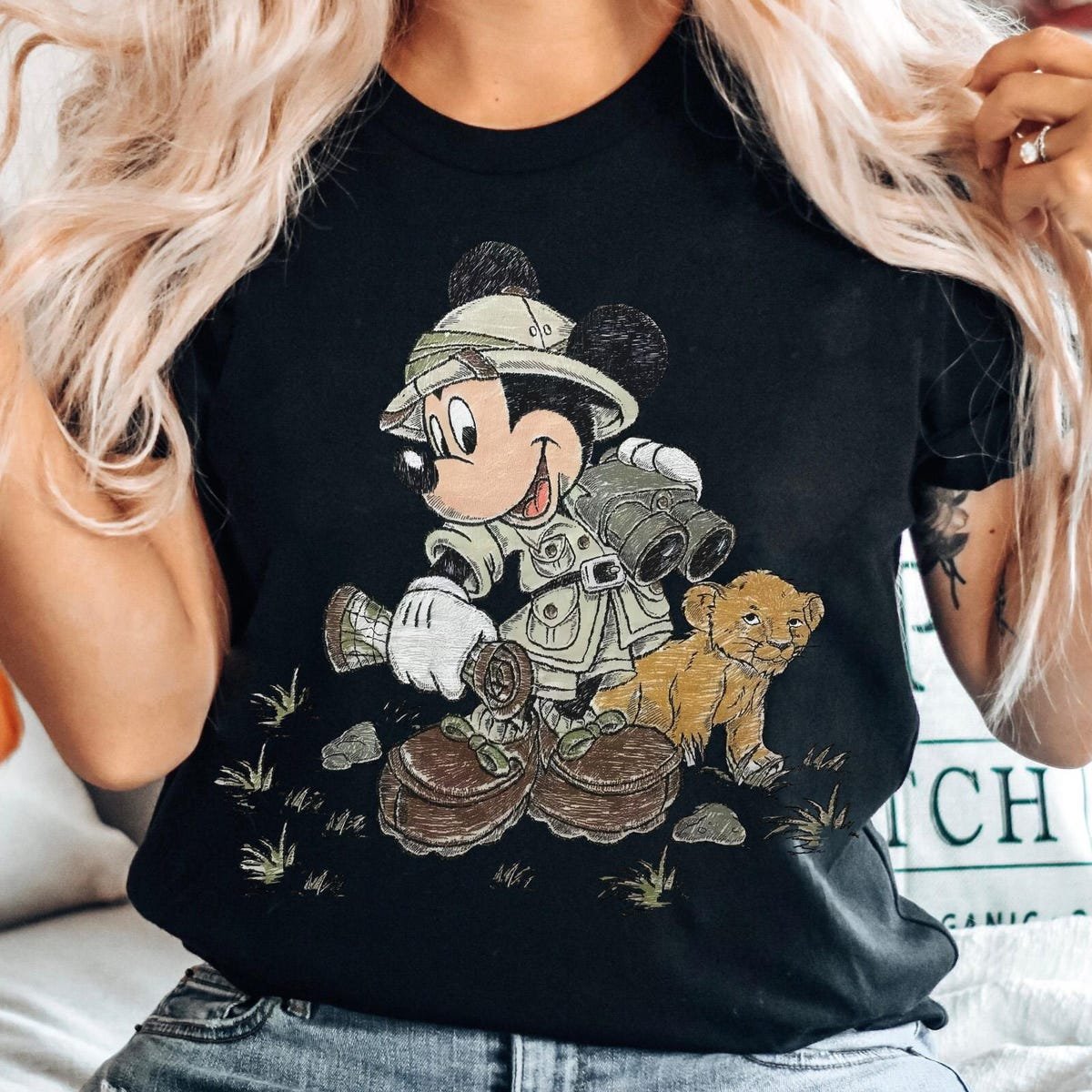 Mickey Mouse Safari Shirt Disney Animal Kingdom Tee Family Trip Gift