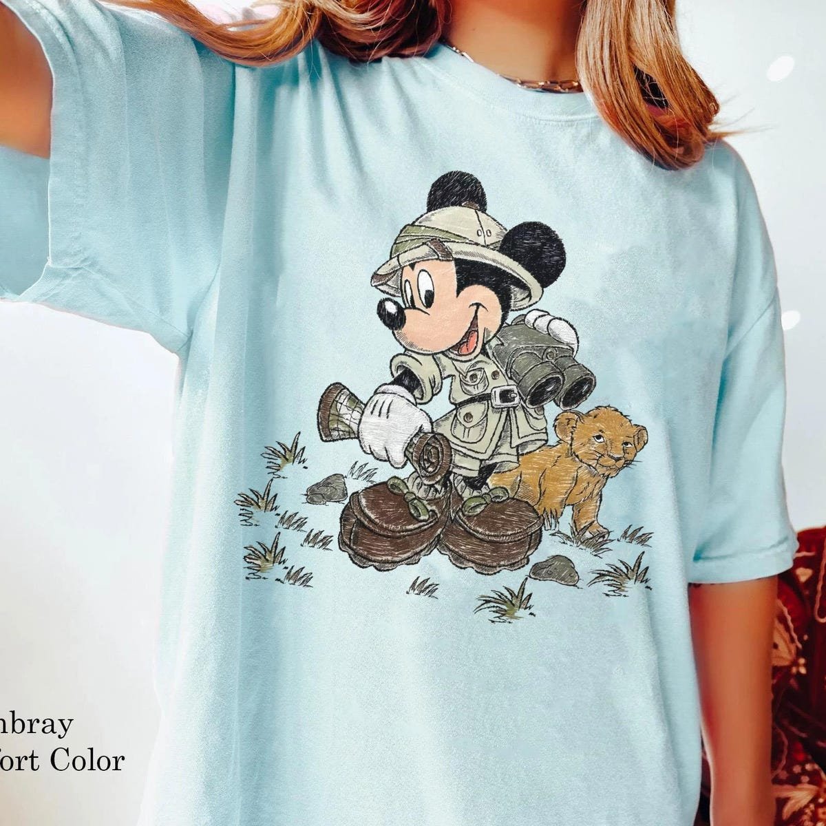 Mickey Mouse Safari Shirt Disney Animal Kingdom Tee Family Trip Gift