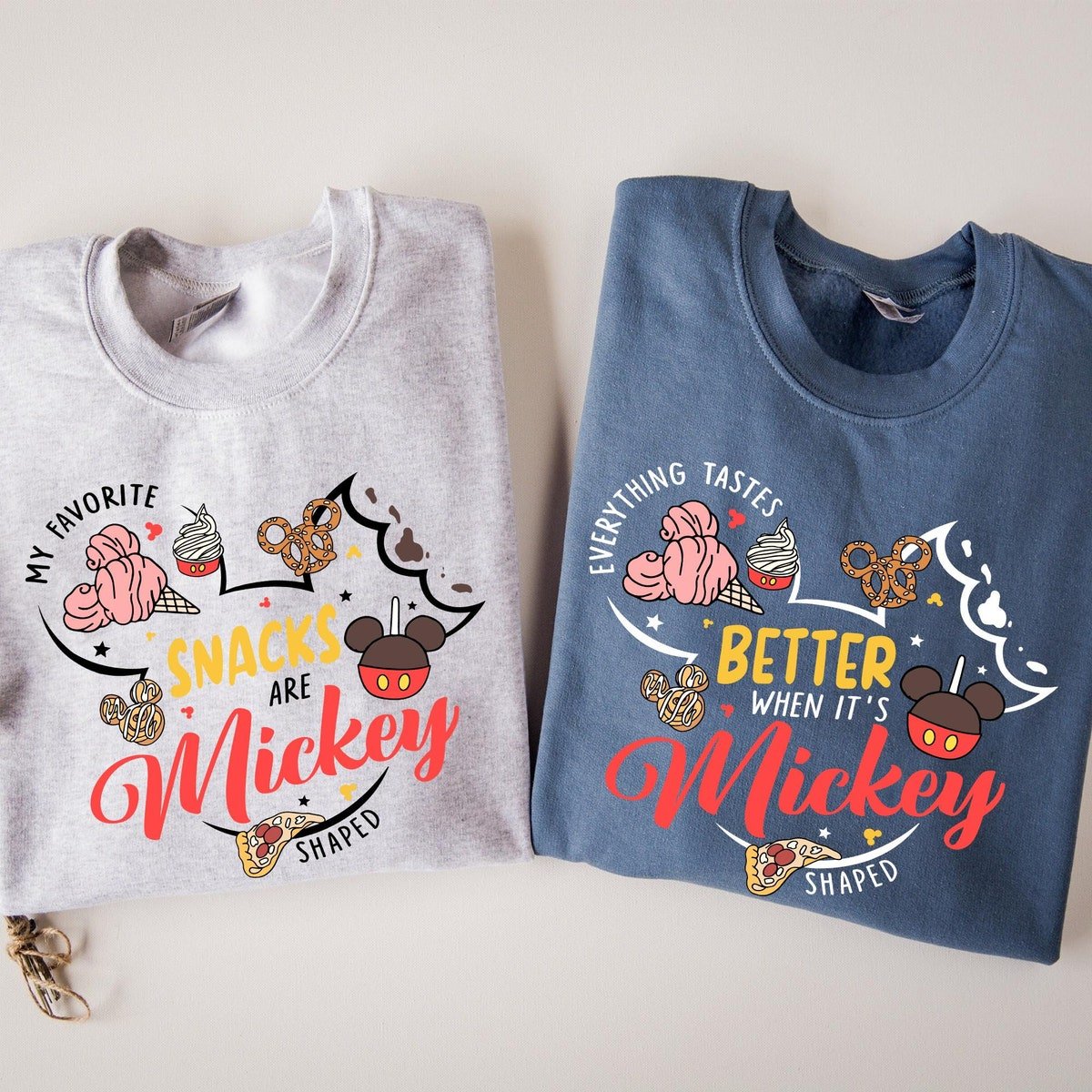 Mickey Mouse Snacks Shirt Retro Disney Family Trip 2024 Tee