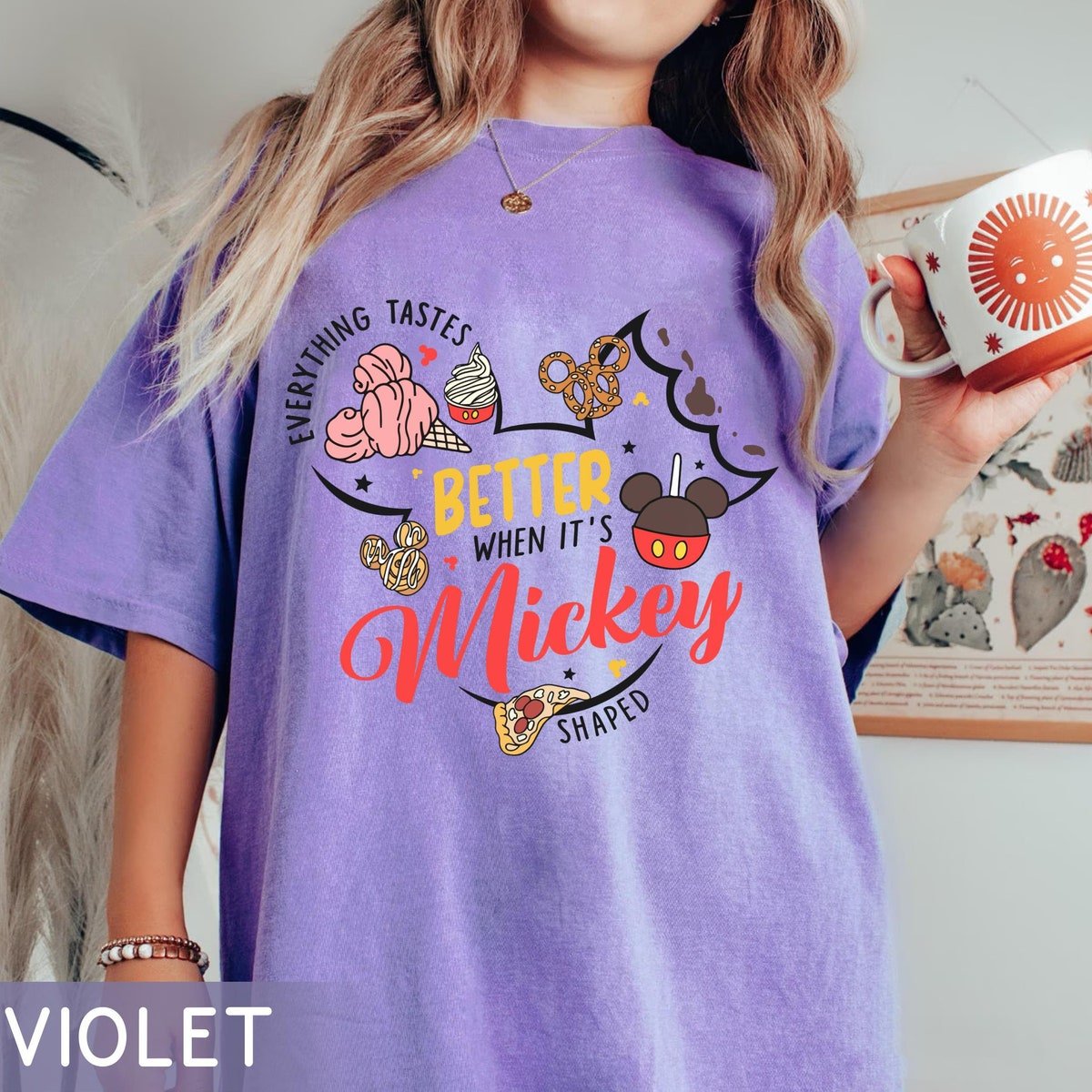 Mickey Mouse Snacks Shirt Retro Disney Family Trip 2024 Tee