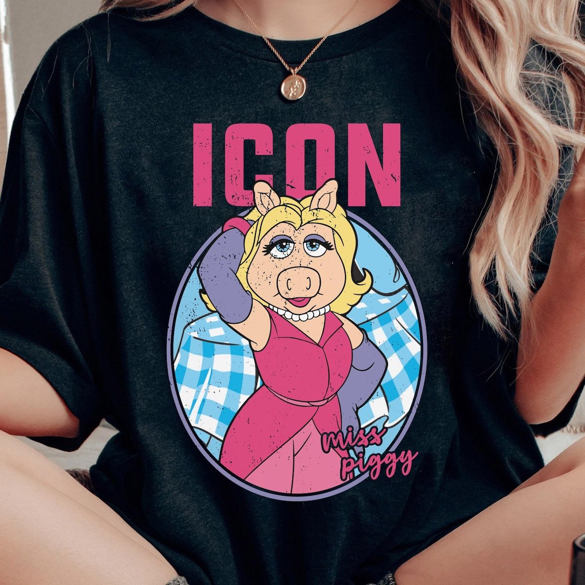 Miss Piggy Icon Comfort Colors Shirt Vintage Disney Muppet T Shirt