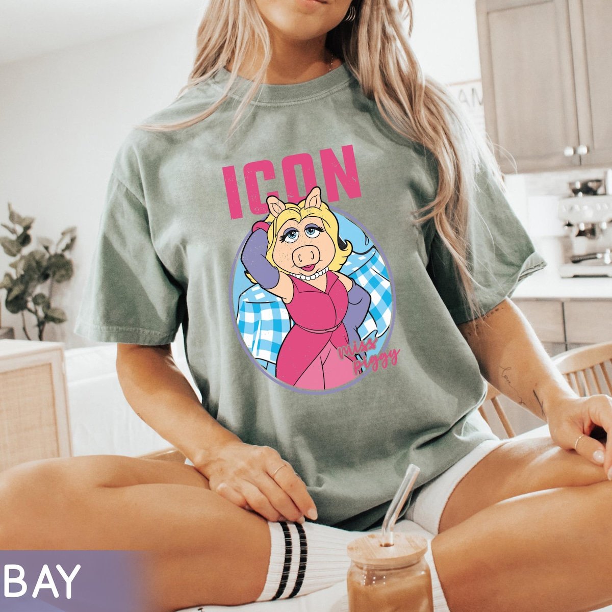 Miss Piggy Icon Comfort Colors Shirt Vintage Disney Muppet T Shirt