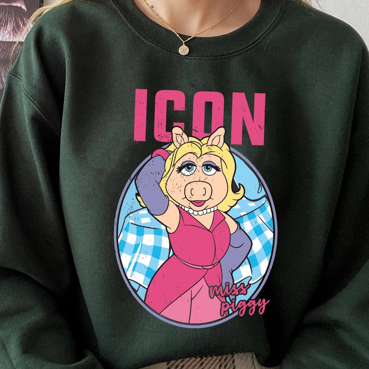 Miss Piggy Icon Comfort Colors Shirt Vintage Disney Muppet T Shirt