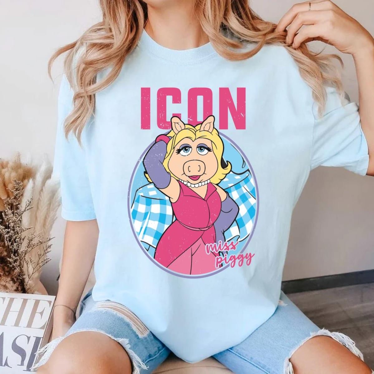 Miss Piggy Icon Comfort Colors Shirt Vintage Disney Muppet T Shirt