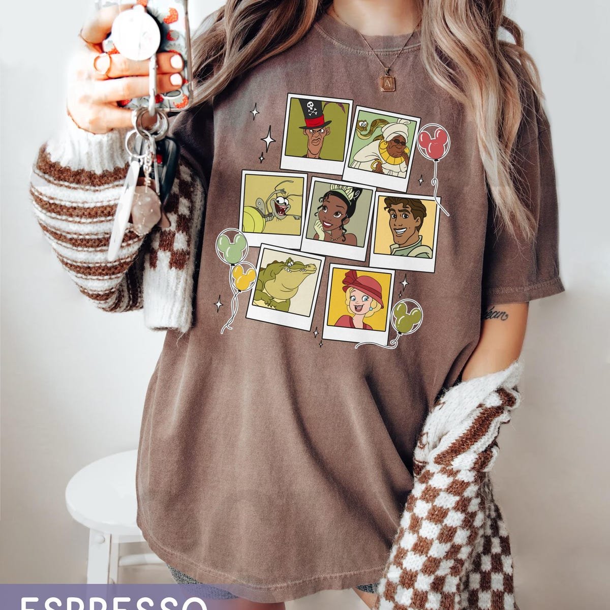 Princess Frog Disney Shirt Tiana Naveen Retro Tee