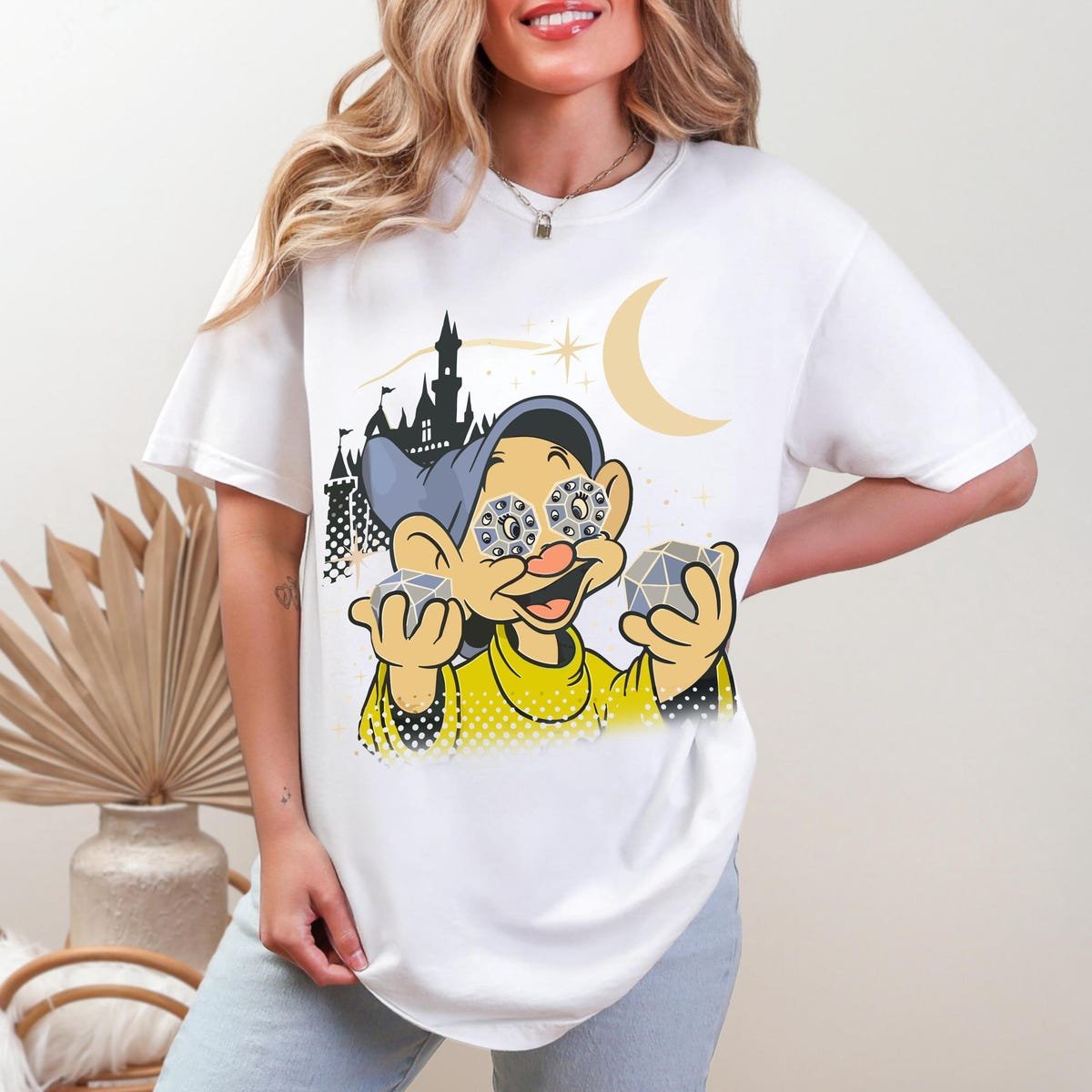Retro Dopey Dwarfs Shirt Disney Snow White Magic Kingdom Tee