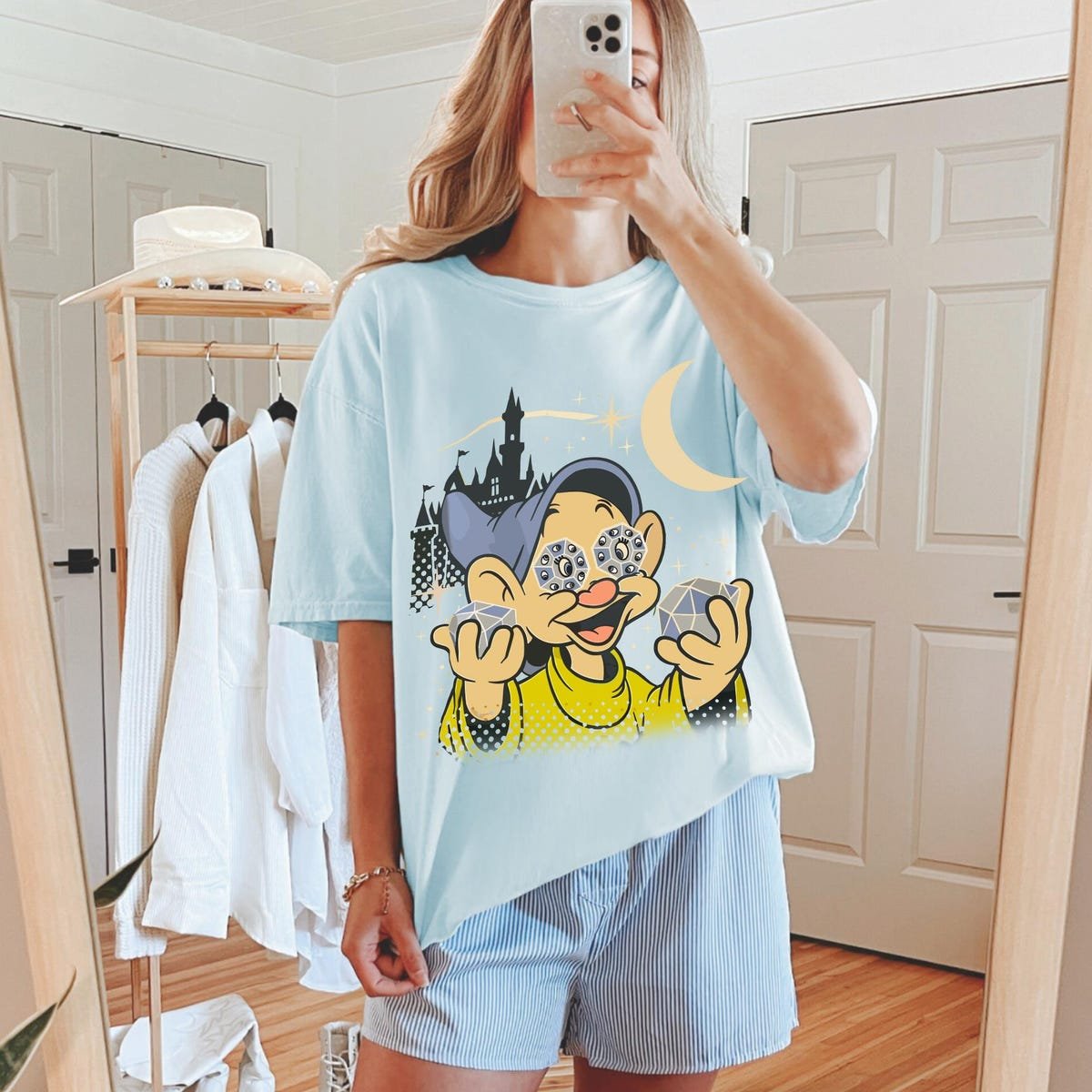 Retro Dopey Dwarfs Shirt Disney Snow White Magic Kingdom Tee