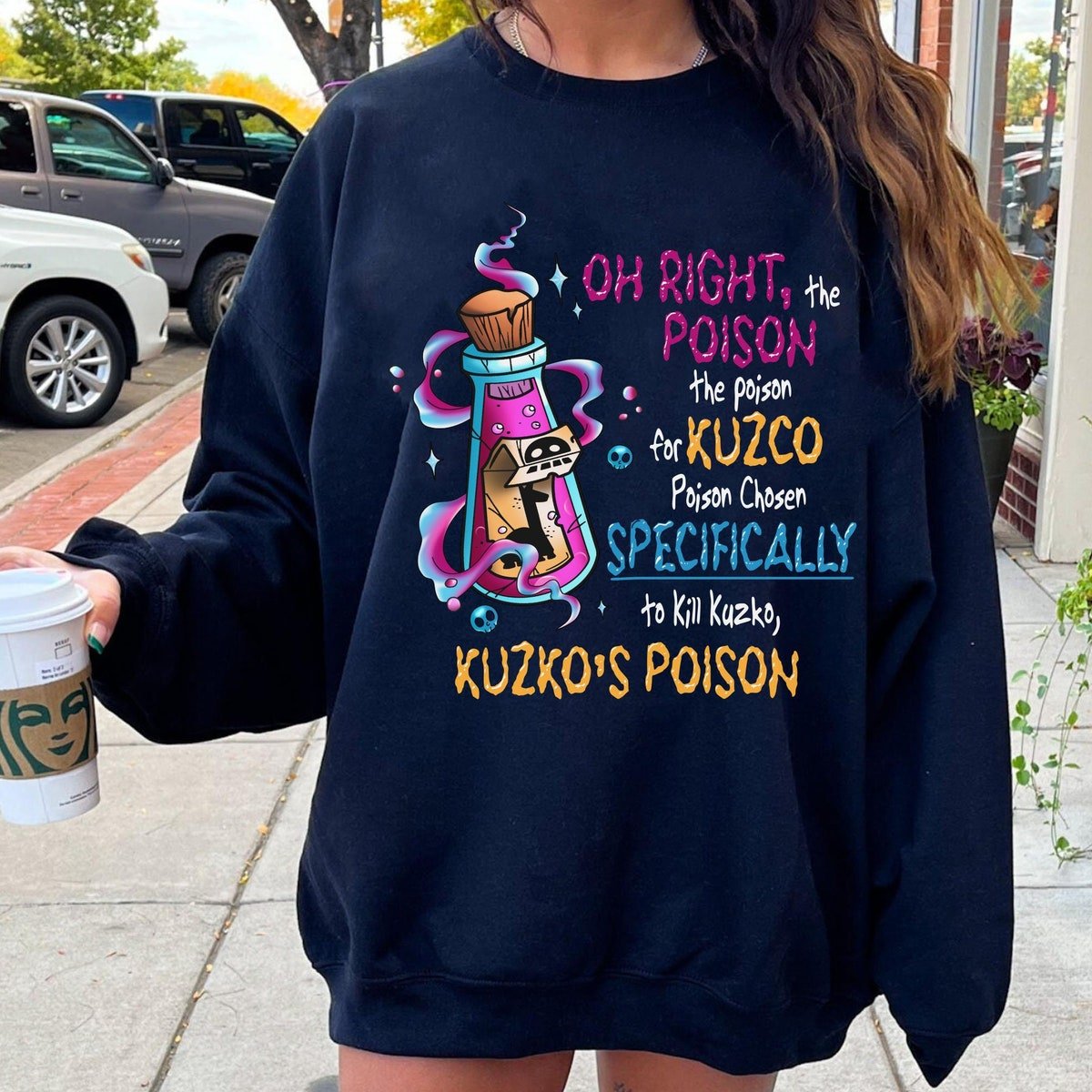 Retro Poison Kuzco T-shirt Emperor's New Groove Disney Villains Shirt