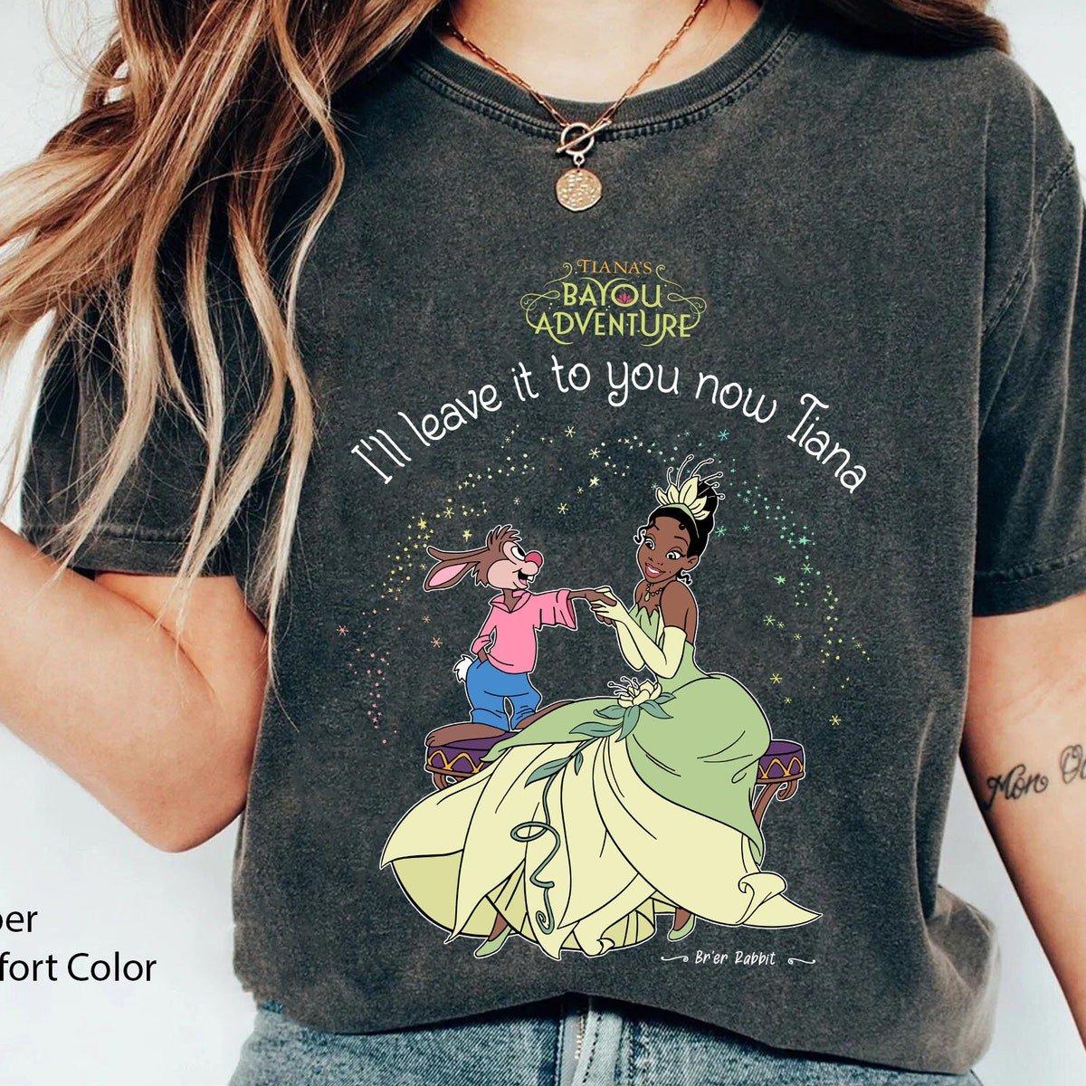 Splash Mountain Tiana Comfort Colors Shirt Disney Bayou Adventure Tee