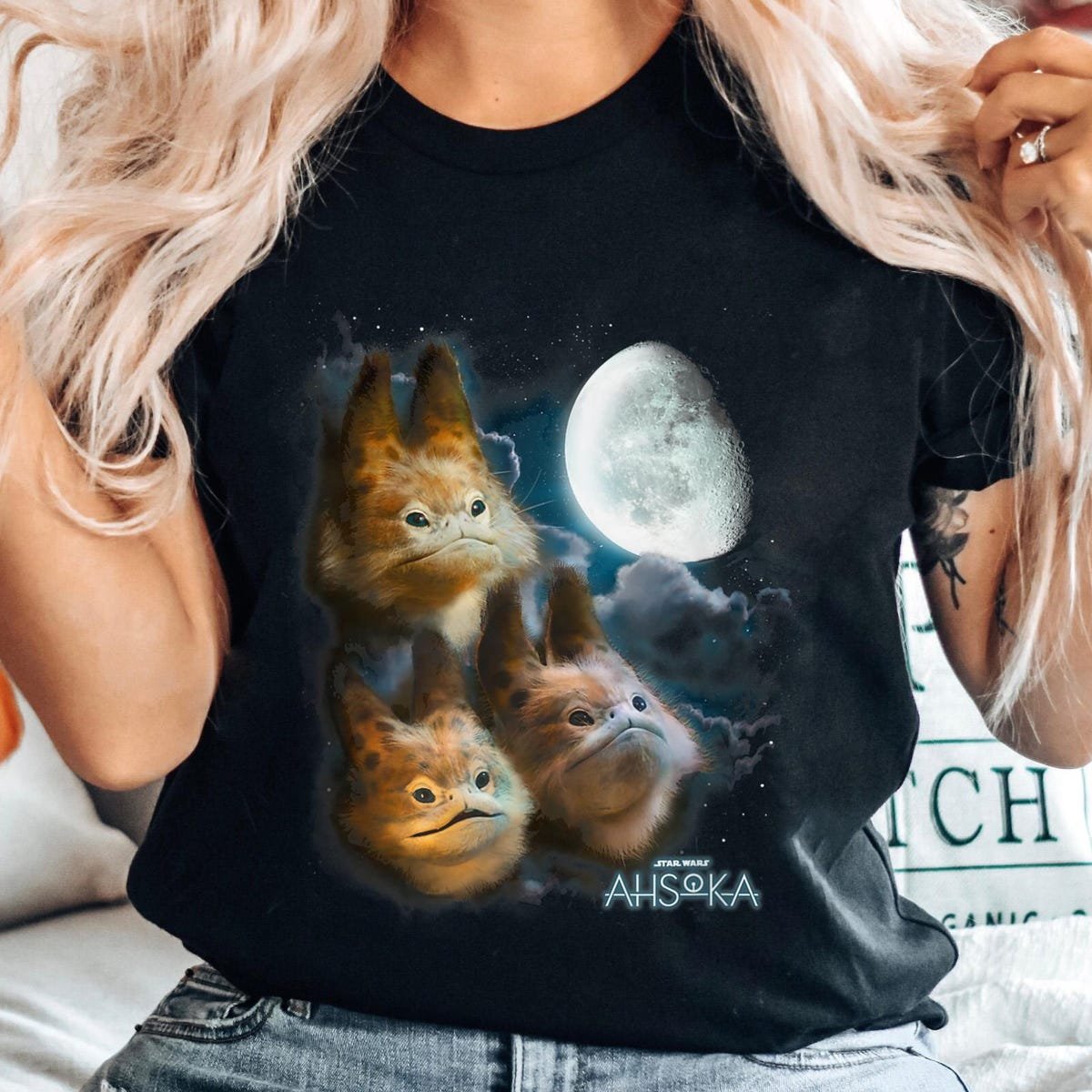 Star Wars Ahsoka Loth Cat Shirt Disney Fan Gift T-Shirt
