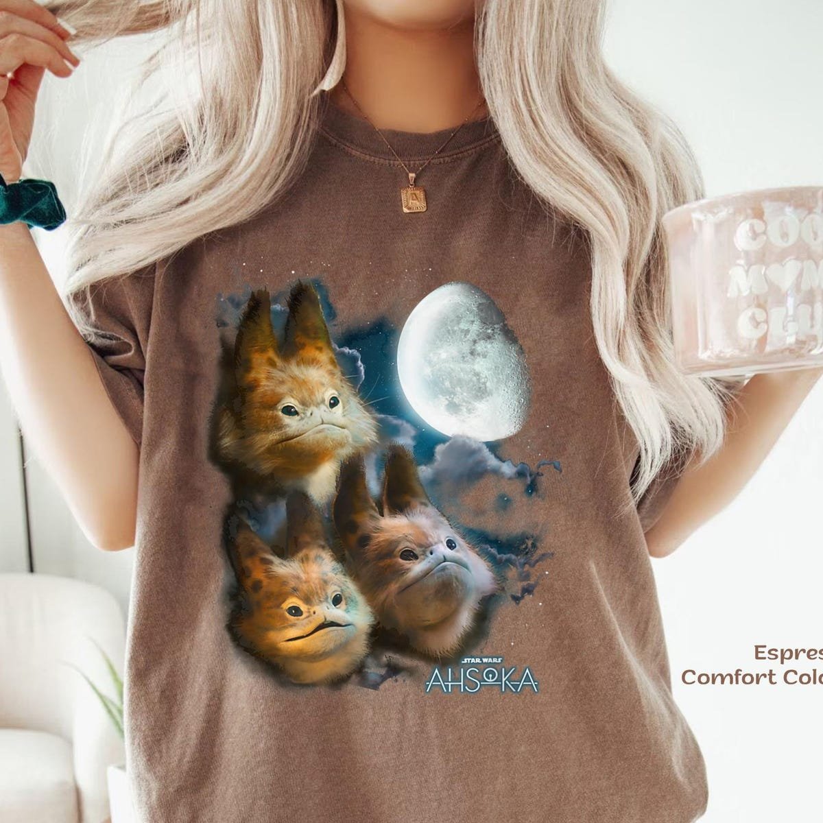 Star Wars Ahsoka Loth Cat Shirt Disney Fan Gift T-Shirt