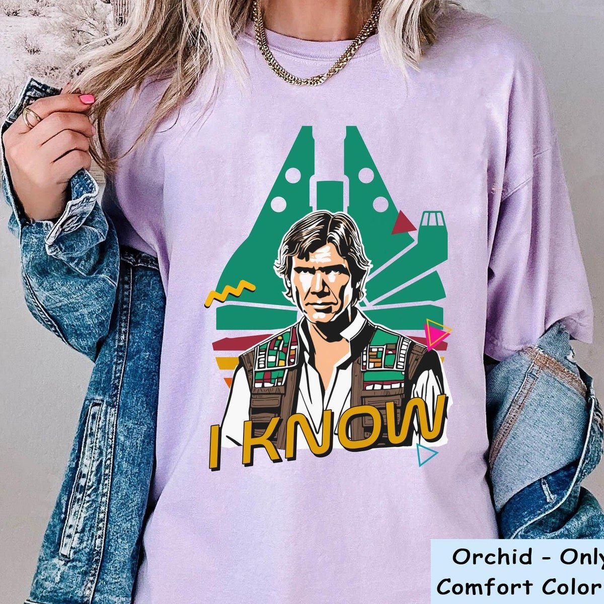Star Wars Couple Shirt Princess Leia Han Solo I Love You Comfort Colors