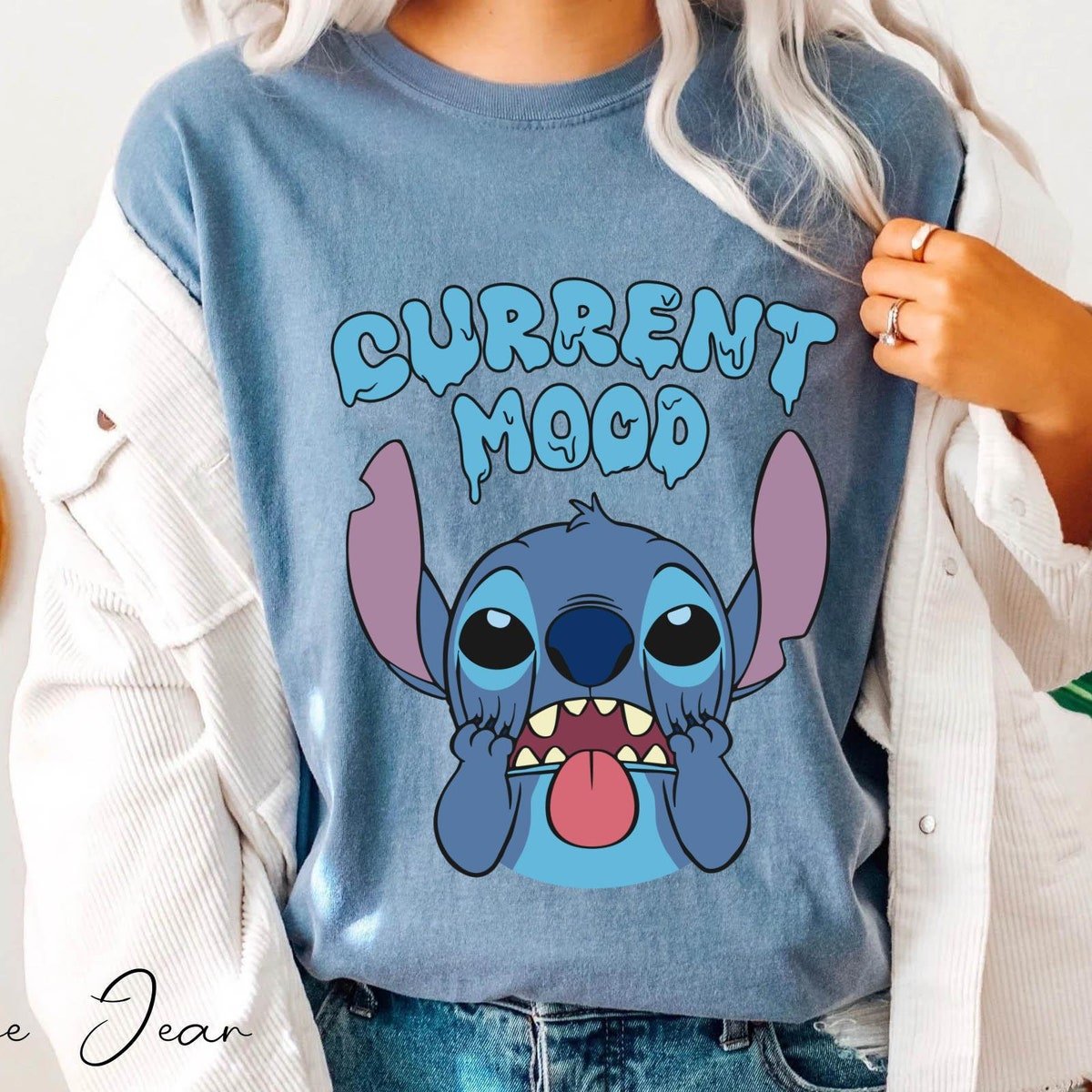 Stitch Vintage Comfort Colors Shirt Funny Lilo & Stitch Disney Tee